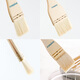 FOR BAKE wooden handle wool brush mooncake brush soft bristle barbecue brush oil brush for cake and mooncake baking tools 1 inch