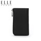 ELLE HOMME first-layer cowhide multifunctional key bag for men and women genuine leather coin purse large capacity car key bag New Year gift black front logo
