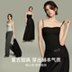 URAs 25 Neues Produkt yu Shuxin gleicher Stil wie dreidimensionale Brustpolsterweste der Brust-Hosenträger für Frauen, die einen schönen Rücken-BH tragen [Yu Shuxin gleicher Stil] Schwarz S für 45-50 kg geeignet sind