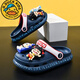 G. Duckkids Nezha Devil Child 2025 Sommer New Children's Anti Sliped Cave Schuhe Jungen Strandschuhe Baolan [Nezha Ao Bing] 31 [Schuhlänge ist ca. 19,5 cm]