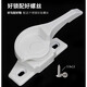 Masfor window lock plastic steel window sliding door accessories crescent lock aluminum alloy door and window lock buckle old sliding door lock (2 pcs/pack) right crescent + short hook