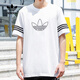 Adidas New Clover Herren T-Shirt Summer Sportswear Modetrend entspannter lässiger, bequemer atmungsaktives FM3894 bequem und locker XL