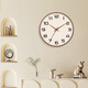 Made in Tokyo, Muyu series wall clock large scale clock wall clock living room 2025 new electronic 35cm mocha brown