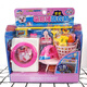 Child's's House jouant des jouets un mot de simulation de lapin rose caisse enregistreuse à laver la machine supermarchée commodité coffre de paniers