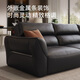 KUKA store's same model self-made sofa bed cowhide functional electric sofa 6319 coffee three-seat three-electric 2.8m