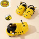 G.DuckKids Baby Slippers Summer Nouveau style Girls de 3 à 6 ans Chaussures de trou d'enfants non glissées Sandales de la semelle douce Baby Boy Sandales 2 [Nouveau produit] Apple Green 13 Longueur intérieure CM (0) Construction B