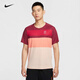 Nike Nike Tennis T-Shirt Herren-Dri-Fit Schnell trocken atmungsaktiven Tennis Sport Kurzarm Sommer Top Casom Coralle Red FZ9846-677 M