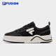 Filafusion Filafusion [mismo modelo en Zhang Hao] Zapatos para hombres 2025 Nuevos zapatos de lona de suela gruesa deportes y zapatos casuales negros/leche blanca 40
