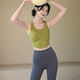 ACKDCS Nuevo traje de yoga Super Fairy Chaleco Femenino Fitness Fitness Running, Running Deportes de recolección a prueba de choque con ropa interior de la almohadilla de cofre