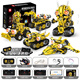 Jabadabado Kinderspielzeugprogrammierung Roboter Boy's 7-14. Geburtstagsgeschenk 6-10 Jahre alte Elektrowissenschaft und Bildung versammelten Bausteine Wali Robot Fünf-in-Eins [coole bunte Box]