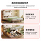 AIWOWO Kinderbett, Jungen und Mädchen Single Massivholzbett, Teenager -Studentenbett, Bärencarterlederbett, Hochkasten -Aufbewahrungsbett, Flaggschiff -Version/Napa Leder Einzelbett 1350 mm*2000 mm ohne Lagerung