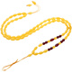 Shuque natural beeswax amber necklace sweater chain pendant bead chain lanyard round bead bracelet DIY accessories with chain for men and women No. 18 bead chain is about 75MM long (cm)