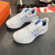 耐克（NIKE）官方男鞋夏季款运动鞋REVOLUTION 6 NN透气缓震跑步鞋赤足休闲鞋 DA1105-101/白色多色蓝色亮深红 44