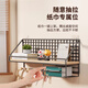 Anya punch-free wall storage rack living room wall bedroom bedside storage rack wall hanging partition router shelf