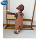 Disney Baby Overalls Anzugsanzug Frühlings- und Sommer-Jungen neuer Style Retro Forest Baumwolle und Leinen Hosentender Hosen Sommer kurzärmelig zwei Keiles dunkelgrauer Anzug 90 cm Einzelgröße