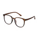 Fenchi Box grande Gafas delgadas y anti-Blue Ligeras ultraligeras TR90 Protección de ojos Anti-Blue Light Anti-fatigue Fatiga marrón Gafas de lectura