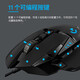 罗技（Logitech）  K845有线游戏机械彩色键盘 办公全尺寸机械键盘 G502HERO彩色贴纸款电竞游戏鼠标 游戏键鼠套装 K845红轴-库洛米+G502 HERO-红白贴纸