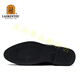 Old man's head (LAORENTOU) leather shoes for men's business formal wear toe-layer cowhide leather slip-resistant small size invisible inner height-enhancing shoes black 36
