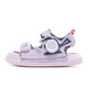 Babudou Children's Shoes Girls Summer Baotou Beach Shoes Soft Sole Children's Sandals 105552029 Light Pink Purple/Romantic Purple 25
