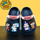G. Duckkids Nezha Devil Child 2025 Sommer New Children's Anti Sliped Cave Schuhe Jungen Strandschuhe Baolan [Nezha Ao Bing] 31 [Schuhlänge ist ca. 19,5 cm]