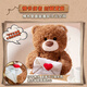 Miniso (Miniso) Gifford Bear Plüschpuppenpuppenspielzeugkissen Stoffpuppe Geburtstagsgeschenk Frauen Umschlagstil