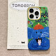 Mengguan oil painting cute elephant magnetic suction bracket suitable for oneplus13 OnePlus ACE5 pro12111+8T mobile phone case 1 Oil painting cute elephant shell + external magnetic suction ring attention OnePlus Ace3Pro