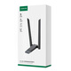 Greenlink WiFi6 Tarjeta de red inalámbrica USB sin controlador para escritorio, Receptor WiFi inalámbrico 5G de doble banda, Transmisor receptor WiFi para computadora portátil de escritorio AC1300-WiFi5 5G de doble banda, antenas duales externas