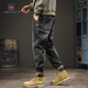 Aemape Jeans Men's Summer American Fashion Brand rétro Lavage droit en liberté HARUN SMELLET PANTERS NOIR 28 Poids approprié 90-110jin [Jin est égal à 0,5 kg]