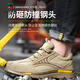西域骆驼（VANCAMEL）劳保鞋男钢包头防砸防刺穿防臭电焊工作鞋防滑透气轻便工地防护鞋 692网孔 42