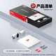 安普康（AMPCOM）网络插座 双口RJ45全面屏CAT678类网线口模块面板 86型RJ11电话二位电脑网口信息母座 AM8602GY