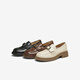
Best 25 Spring Shopping Mall same style college loafers thick heel women's singles shoes W6231AA5 brown 34