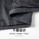 Shanshan Wollanzug Jacke Herbst und Winter verdickt warm und leicht zu versorgen Herrenjacke Business Commuter Anzug Schwarz M /170 [Empfohlen 115jin [Jin gleich 0,5 kg] unten]