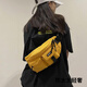 GPHF Japanese breast bag men's small bag Japanese versatile casual trendy brand crossbody bag waterproof shoulder bag student sports waist bag trendy black 689
