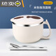 Clcey Instant Noodles Bowl 316 Leichter Edelstahl mit Abdeckungswohnheimen für Studenten, um 82L 316 Edelstahl Noble Schwarz, größer und verdickte 316 Edelstahl Noble Schwarz 1585l