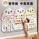 Rainbow House Pinyin Audio Wandmalerei kognitive frühe Bildungsstimme Kinderstimme Baby betrachtet Bilder Alphabetisierung Wandaufkleber QD 1 Foto hat 1 Foto mit Audio [Erkennen Sie Menschen]