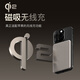 IMF3C certification Can be used on airplanes丨As thin as 0.65cm MagSafe magnetic power bank Wireless fast charging Large capacity mobile power adapter Apple Apple external battery New 3C certification Ultra-thin model - deep space gray 3C certification/Same day and next day delivery Can charge mobile phones丨Watches丨Earphones