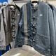 
Adidas (adidas) overseas official Clover Snake New Year couple new Chinese denim sports Tang coat JY8275JZ99 Blue JZ9928 XXS