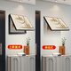 
Zetangtu Electric Meter Box Decoration Painting without Punching Modern Simple Living Room and Dining Painting Master Switch Electrical Box Covering, Family Harmony, Horizontal 40*30, Single-layer hanging model (cannot be opened)