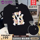 
WYBT brand joint short-sleeved T-shirt for men and women same pure cotton loose top half-sleeved trendy large-size summer T-shirt White XL (135-155Jin[Jin equals 0.5 kg])