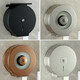 Jingyamei Hotel bathroom large roll paper box wall-mounted non-punch stainless steel large plate commercial public toilet tissue rack tube 723 brushed ordinary engineering