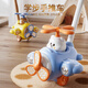 Huangen hand push airplane push push toy educational walker baby walking stroller 1-2-3 years old infant one year old children