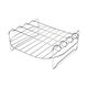 FANCYCHIC 96% rate air fryer steam rack grill special oven household barbecue accessories double-layer barbecue can be baked universal barbecue rack special for air fryer easy barbecue stainless steel 4 free barbecue sticks