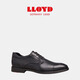 利来（LLOYD）德国进口男鞋牛皮系带拼接商务通勤正装德比鞋标准楦平底11153 黑色 40