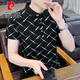 皮尔卡丹（pierre cardin）2025春秋新款POLO.领短袖男ins修身翻领半袖T恤男士体恤上衣服 F9226卡其 2XL