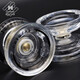 Wanli beginner yo-yo K2 plastic crystal yo-yo professional fancy competition Magic yoyo children Dead sleep-transparent yellow