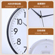 Compas wall clock living room silent travel time simple quartz clock wall clock c2855 black 26cm diameter