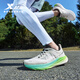 
Extstep thin-soled coriander men's running shoes sports shoes 2025 summer mesh lightweight shock-absorbing wide last body measurement running shoes