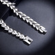 Miss JuJu platinum bracelet men's pt950 platinum flat solid dragon tail chain is trendy and thick and can be customized. All Specifications will be refunded according to the actual weight.