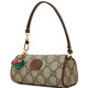 Gucci (Gucci) Frauenbag, klassische presbyterianische GG -ineinandergreifende Handtasche von Frauen, Umhängetasche, Geben Sie Freundin Geschenke Ebony 726687 Fabnf 9855