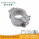 
DIN2817/EN14420 aluminum alloy safety pipe clamp shield machine two-piece pipe clamp hose hug card DN50*5 hose outer diameter 59-62